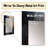 Gold and grey bitcoin Crypto Currency - Bitcoin Large Wall Mirror, Glam Unique Mirror, Printed Metal Art-460587439