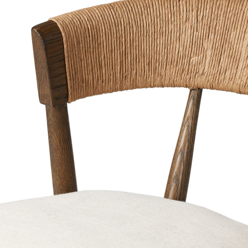 Naaliyah Stool With Cushion - Bar, Oak