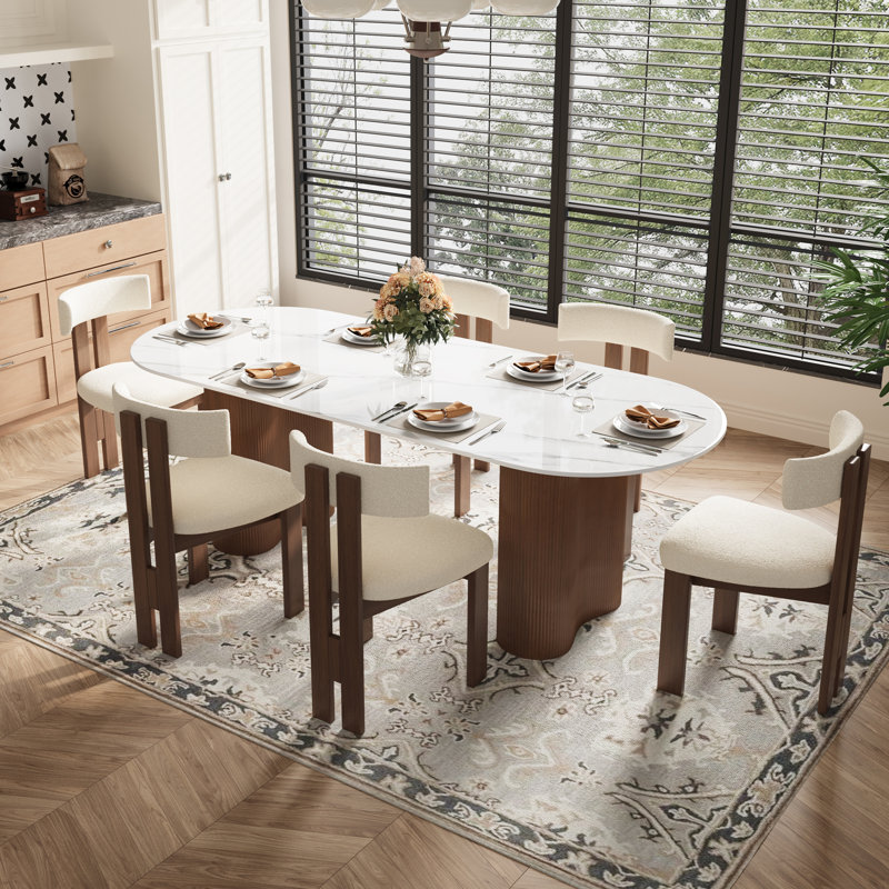 Modern Dining Chairs Not Assembled Need, Set Of 4, Beige With Brown Solid Wood Legs, 4