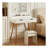 Makeup Vanity Desk With Removable Mirror And Lights, 3 Color Modes & Adjustable Brightness Dressing Table, Small Vanity Table Set With 2 Drawers For Bedroom, White 31.5"