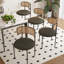 Chaise d'appoint en tissu Amett-1517590225