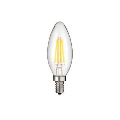 4 Watt, C35 LED, Non-Dimmable Light Bulb, E12/Candelabra Base