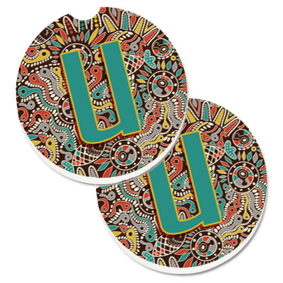 Sous-verre voiture tribal initial
