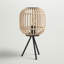 Sterling Metal Tripod Lamp