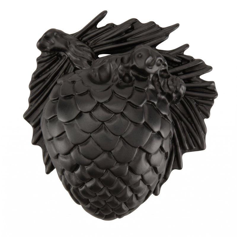 ARTS & CRAFT PINECONE KNOB, Matte Black