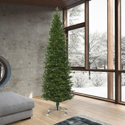 10' Lighted Fir Christmas Tree