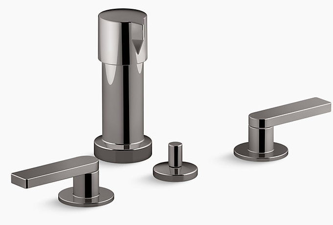 Composed® 2 Widespread Vertical Bidet Faucet, Titanium