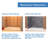  DreamLine SlimLine 36 inch D x 60 inch W x 2 3/4 inch H Left Drain Single Threshold Shower Base in Slate Gray-84061949