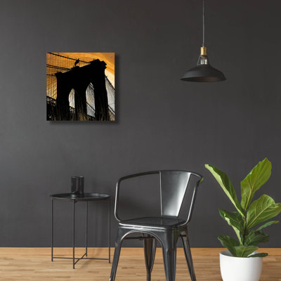  «Brooklyn Glow» par Erin Clark, art mural en verre acrylique, 12 po x 12 po