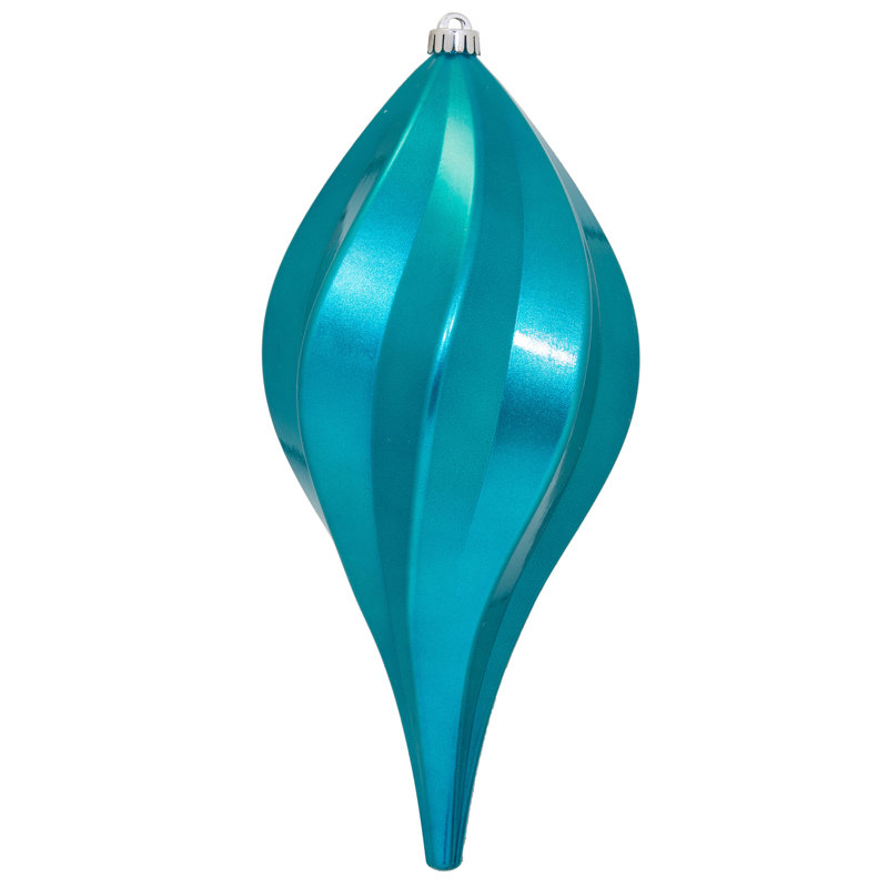 Ornement de Noël UV, H 6 po x l 6 po, Turquoise