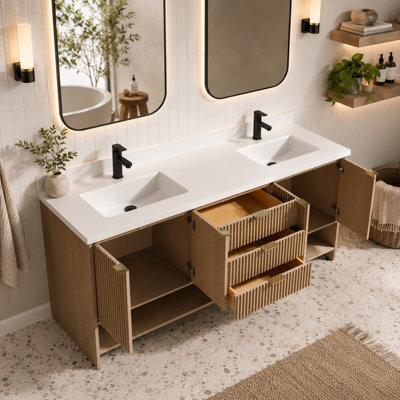 Meuble-lavabo autoportant Anelie