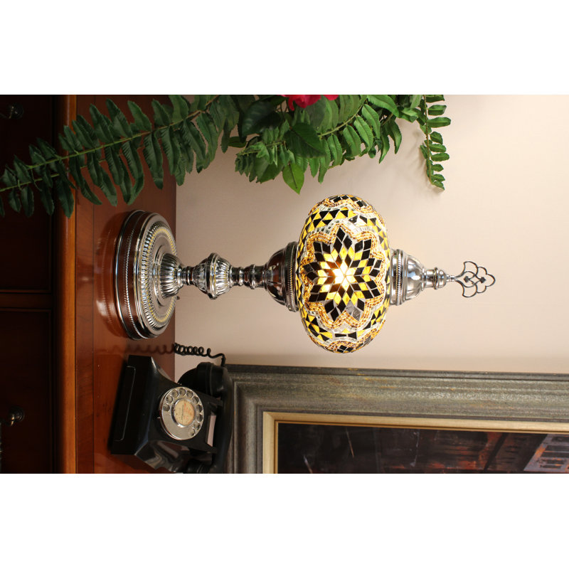 Dileo Metal Lighting Lamp, Brown/Amber
