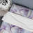 Abstract Duvet Cover Set - Crystal Vein Gold And Purple Marble Pattern-1768132948