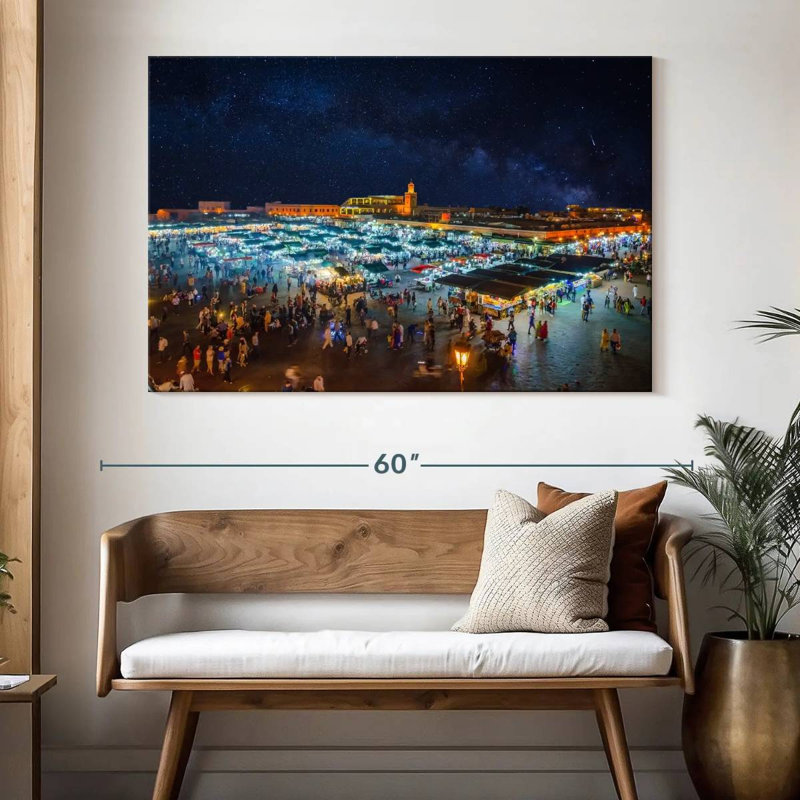 Nicci, Marrakech, Maroc, horizon, H 34 po x l 51 po