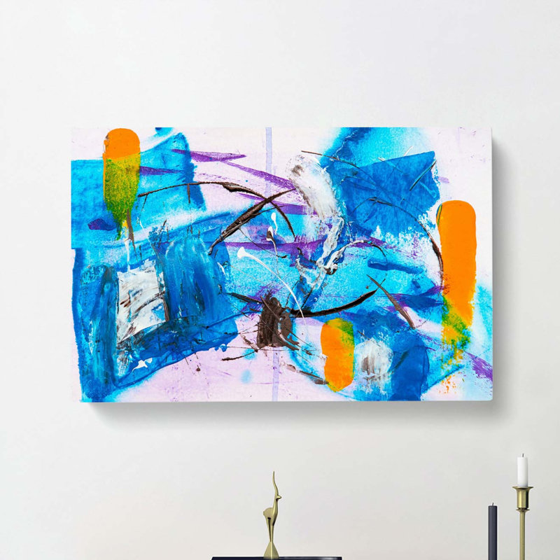 Abstract Art Painting Vol.371 by S.Johnson - Wrapped Canvas, 40cm H x 60cm W x 3cm D