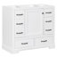 Meuble-lavabo 36 po sans lavabo, base d'armoire seulement, six tiroirs, diviseur de tiroir multifonctionnel, tablette réglable-206797642-206797644