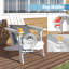 Chaise Adirondack d'extérieur en PEHD Niccolo avec porte-gobelet 3,15 po et porte-parapluie 1,5 po-1622053309