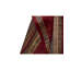 Aryana Wool Striped Area Rug in Red
