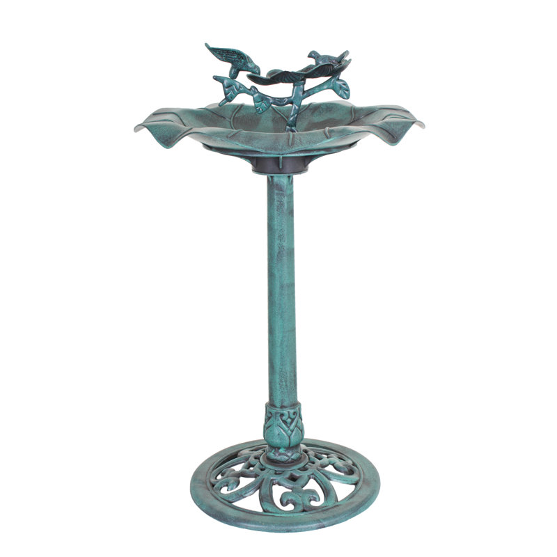 Clift Plastic / Acrylic Pedestal Birdbath