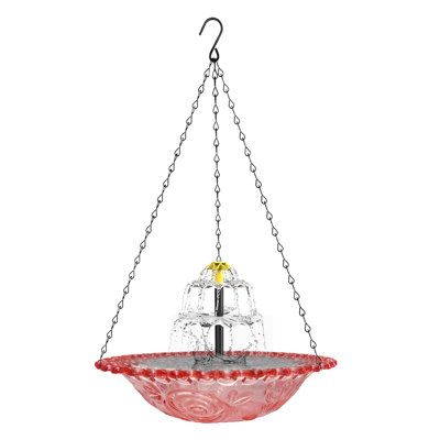 feeders feeders Explosion Outdoor Garden Garden Floating Hanging Solar Bird Feeder Birdbath Feeder