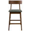 Upholstered Counter Stool with Solid Wood Frame-135958635