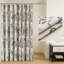 Rideau de douche en coton à motif floral hirondelle-459581752