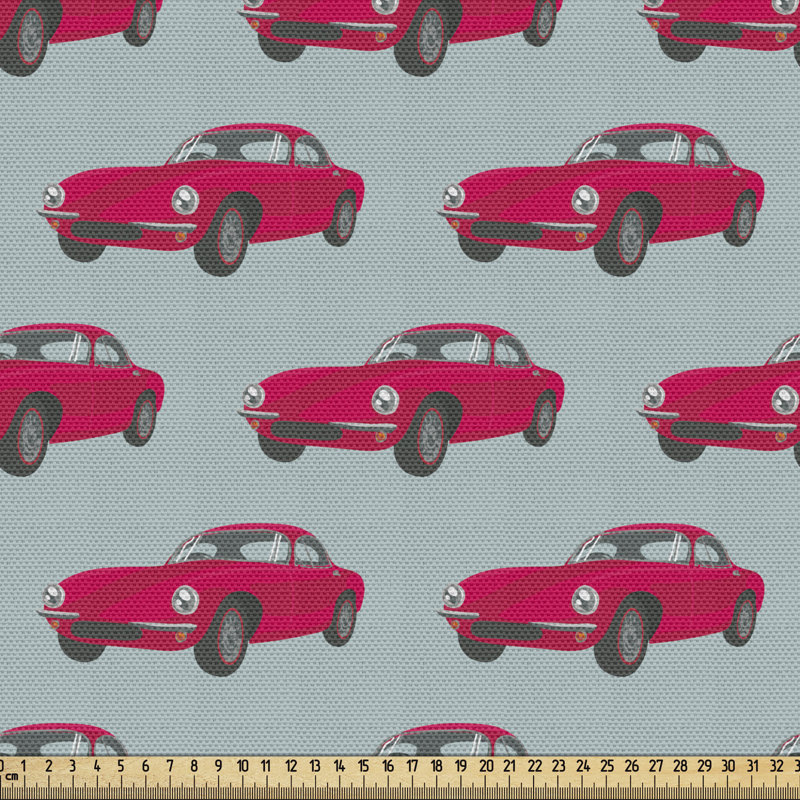 Tissu Ambesonne Cars, l 58 po x L 180 po