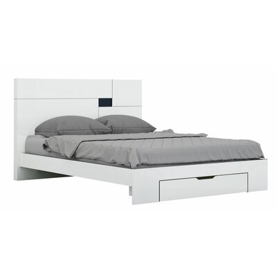 Aviara Solid Wood and Upholstered Platform Bed with Mattress -  Orren Ellis, C398C73A4747468FA27F7A0C32608EB6