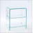 2 layer Tempered Glass Side Table, Clear glass Sofa Table