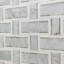 Esplanade 13x13 Polished Thassos Marble Mosaic Tile