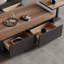 Table de salon rectangulaire avec rangement