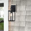 Zakiah 19.3in 1-Light Outdoor Wall Light with Matte Black Finish