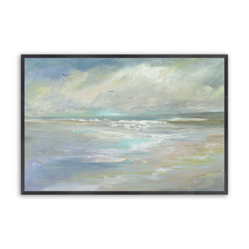 Shoreline Dreams I Print, H 12,25 po x l 15,25 po, Encadrement ouvert, zinc vieilli