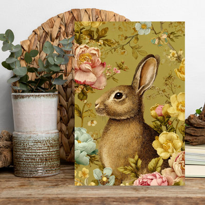 Easterbunnyno02 by Treechild - Wrapped Canvas Print