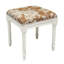 Tabouret de coiffeuse en lin gris avec pivoine grise-1283452773-1283452774