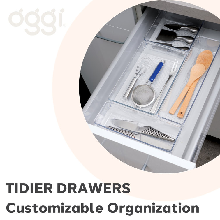 Oggi Clear Drawer Organizer - 6 X 9 (set Of 6) - Ideal For