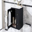 Ensemble de meuble-lavabo mural 24 po pour petit espace, armoire de salle de bain avec lavabo en céramique, 2 tiroirs et 1 porte à fermeture en douceur