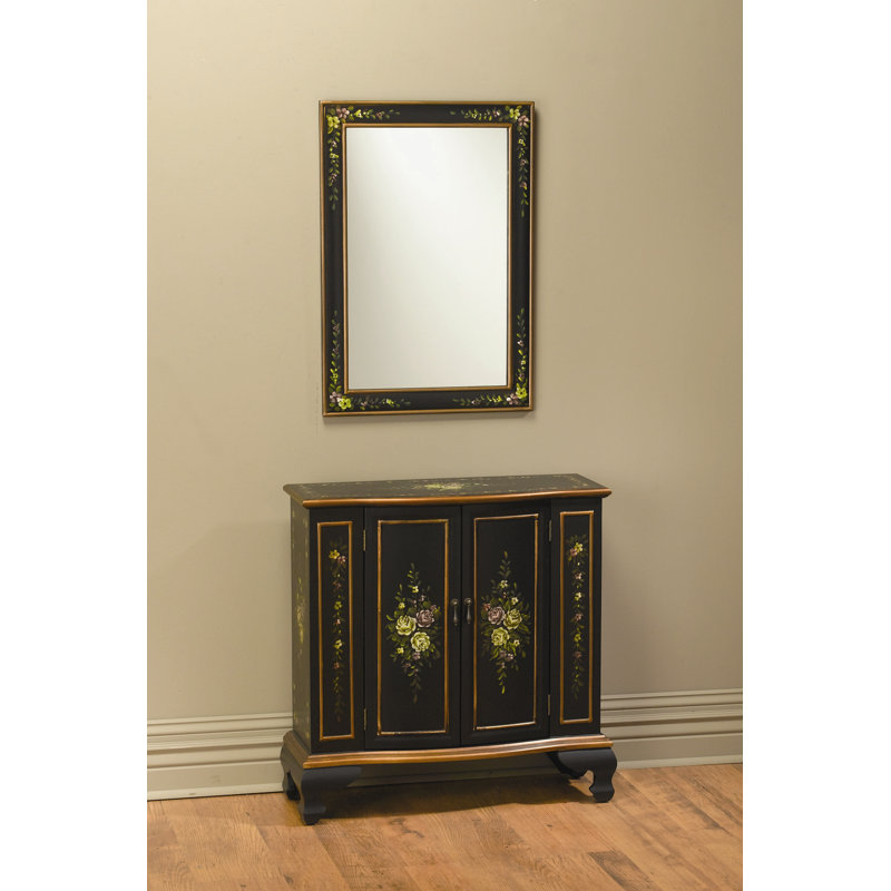 Ensemble console et miroir