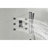Wall mounted shower system with 6 body sprays and hand shower