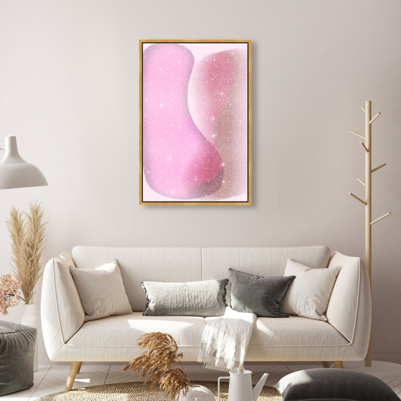 Dancing Lovers Print by Oliver Gal, 31"H x 21"W, Gold Floater Frame