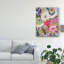 « jardin oiseaux i », peinture sur toile tendue-1221543167