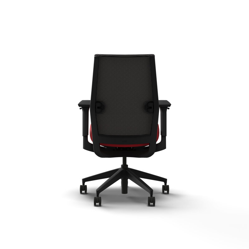 Chaise de bureau ergonomique en filet HON, Rubis, Noir