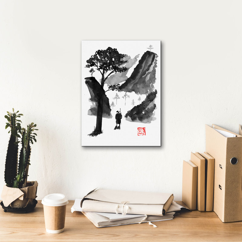 «The Traveller 01» par Pechane, H 16 po x l 12 po x P 0,75 po