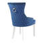 Chaise parsons capitonnée en velours-126135159-126135160