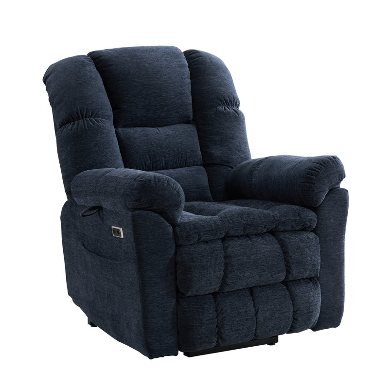 Fauteuil inclinable électrique Grace Grace, Blue Fabric