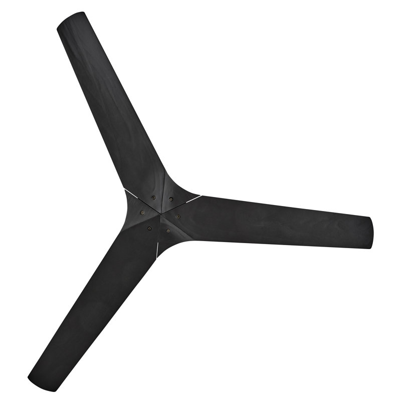 Chisel 52-in Smart Fan w/ HIRO Remote, Black