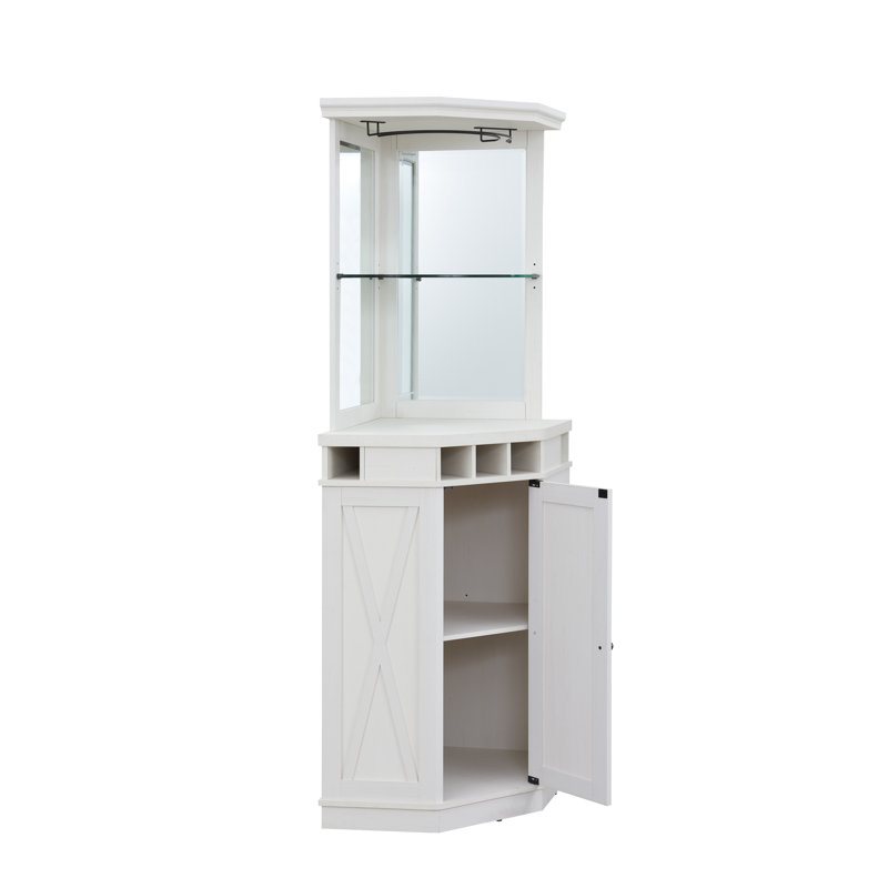 Adam 23.6 " L Bar Cabinet, White