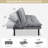 71" Convertible Futon Couch Sofa Bed-138033917