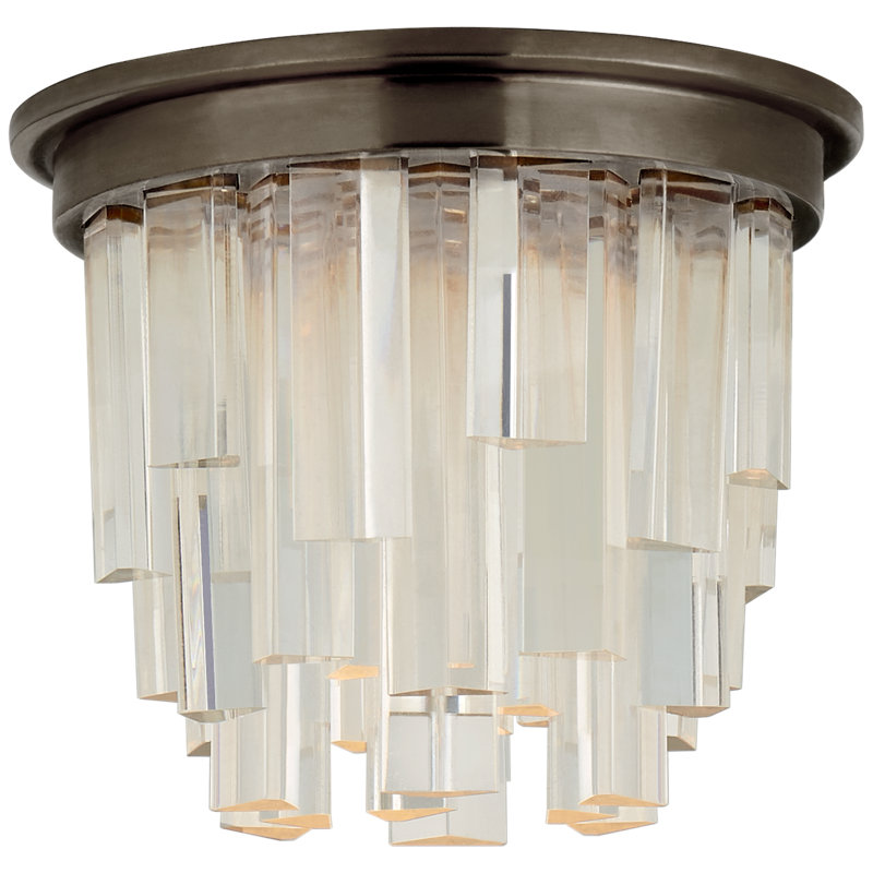 Breck 1 - Light LED Flush Mount, Bronze
