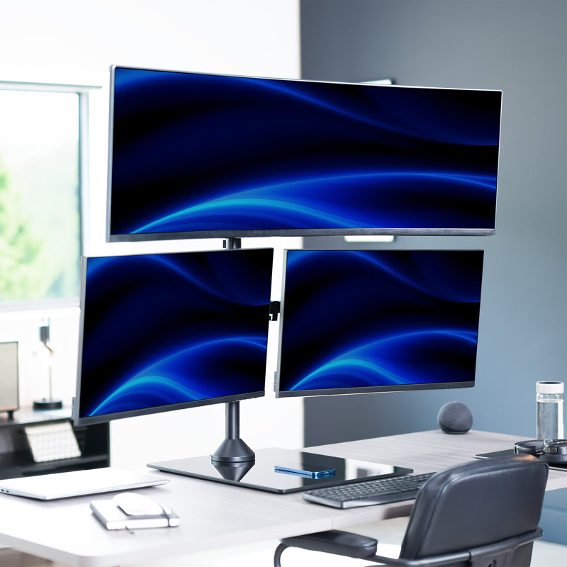 Support de bureau en verre VIVO